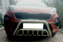 Kia Sportage 2015-2021 гг. Передняя Дуга WT002 (Нержавейка) фото 2