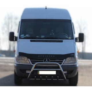 Кенгурятник WT003 (нержавейка) Mercedes Sprinter W901/902/903/904/905 1995–2006 гг. фото 1