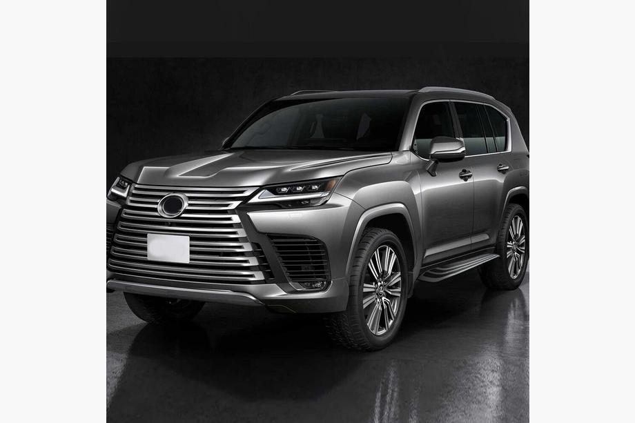 Lexus LX 500d/600 2022- гг. Боковые Подножки OEM (2 шт) Фото 2