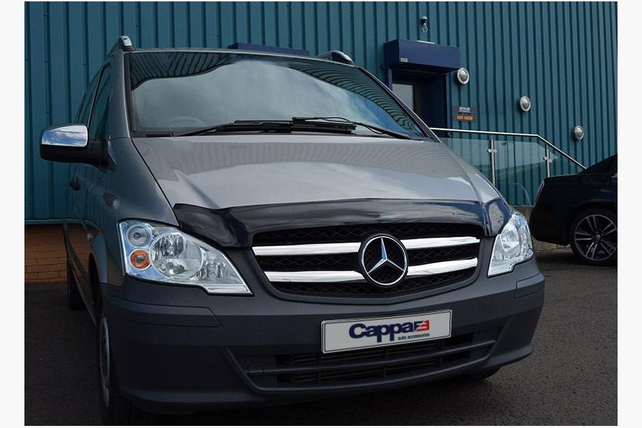 Mercedes Viano 2004-2014 гг. Дефлектор капота (2010-2014, EuroCap) Фото 6
