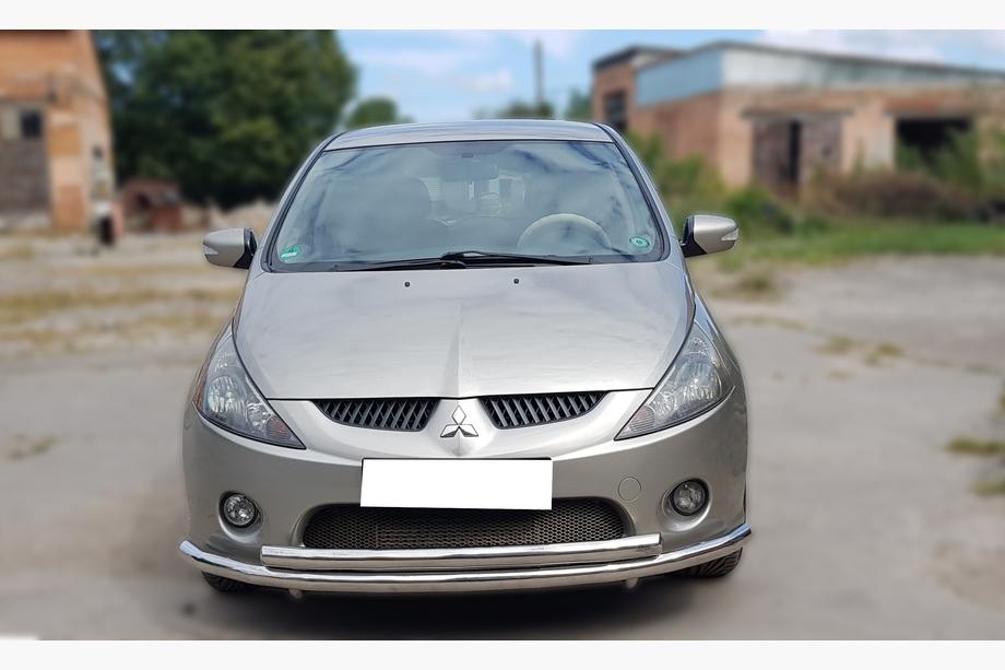 Mitsubishi Grandis 2003-2011 гг. Передняя защита ST014 (нержавейка) Image