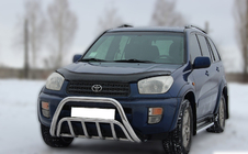 Toyota Rav 4 2001-2005 гг. Передняя Дуга WT002 (Нержавейка) фото 3