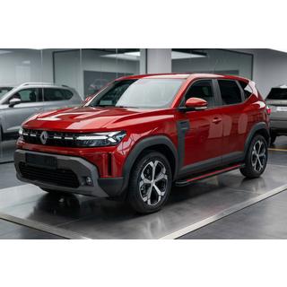 Боковые Подножки Maya Red (2 шт., Алюминий) Dacia Duster 2024- гг. фото 1