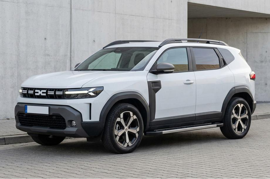 Renault Duster 2024- гг. Боковые пороги RedLine V1 (2 шт., алюминий) Image