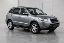 Hyundai Santa Fe 2 2006-2012 гг. Боковые пороги Bosphorus Black (2 шт., алюминий) фото 1