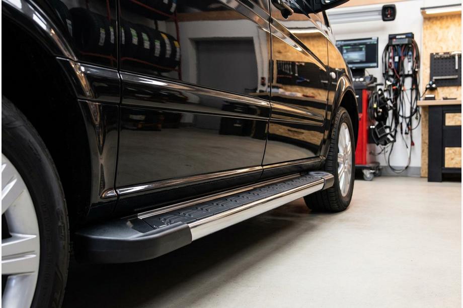 Mercedes Vito W639 2004-2014 гг. Боковые пороги RedLine V1 (2 шт., алюминий) Длинная (ExtraLong) Image