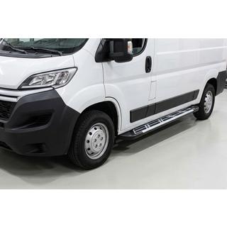 Боковые Подножки Sunrise (2 шт., Алюминий) Fiat Ducato 2006-2025 гг. фото 1