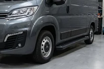 Peugeot Boxer 2006-2025 гг. Боковые Подножки Allmond Black (2 шт., Алюминий) фото 1