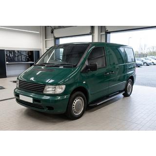 Боковые Подножки Duru (2 шт., Алюминий) Mercedes Vito W638 1996-2003 гг. фото 1