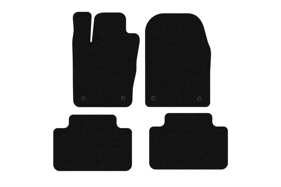 Dodge Durango 2010- гг. Резиновые Коврики Carsuit (Черные) Image