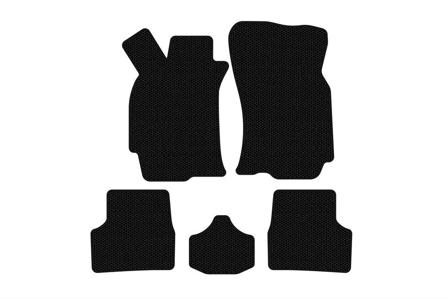 Fiat Albea 2002-2012 гг. Резиновые коврики Carsuit (SD, черные) Image