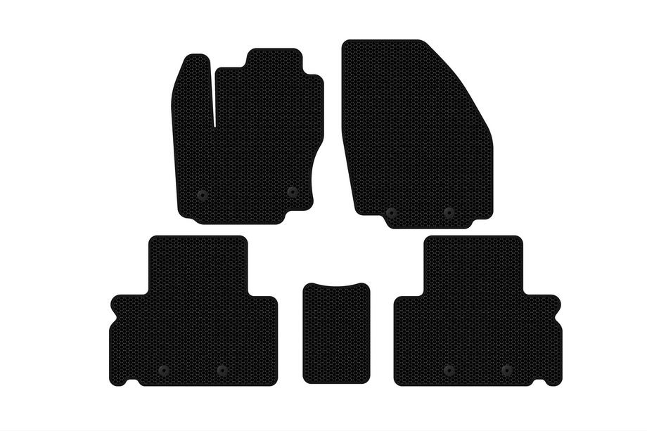 Ford S-Max 2007-2014 гг. Резиновые Коврики Carsuit (Черные) Фото 1