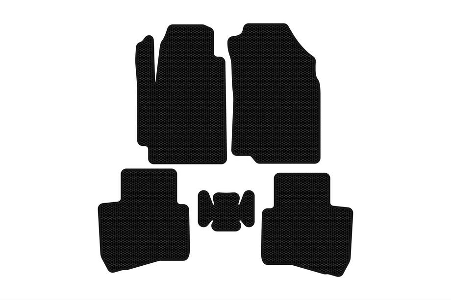 JAC S2 2014-2020 гг. Резиновые Коврики Carsuit (Черные) Фото 1