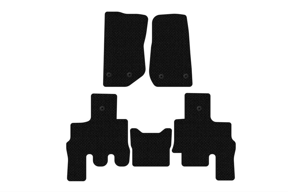 Jeep Wrangler 2007-2017 гг. Резиновые Коврики Carsuit (Черные) Фото 1