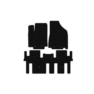 Резиновые коврики Carsuit (2 ряда, черные) Nissan Pathfinder R52 2012-2021 гг. фото 1