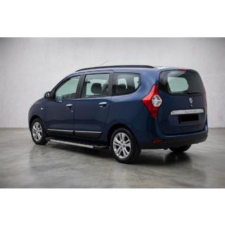 Боковые пороги RedLine V1 (2 шт., алюминий) Dacia Lodgy 2012-2022 гг. фото 1