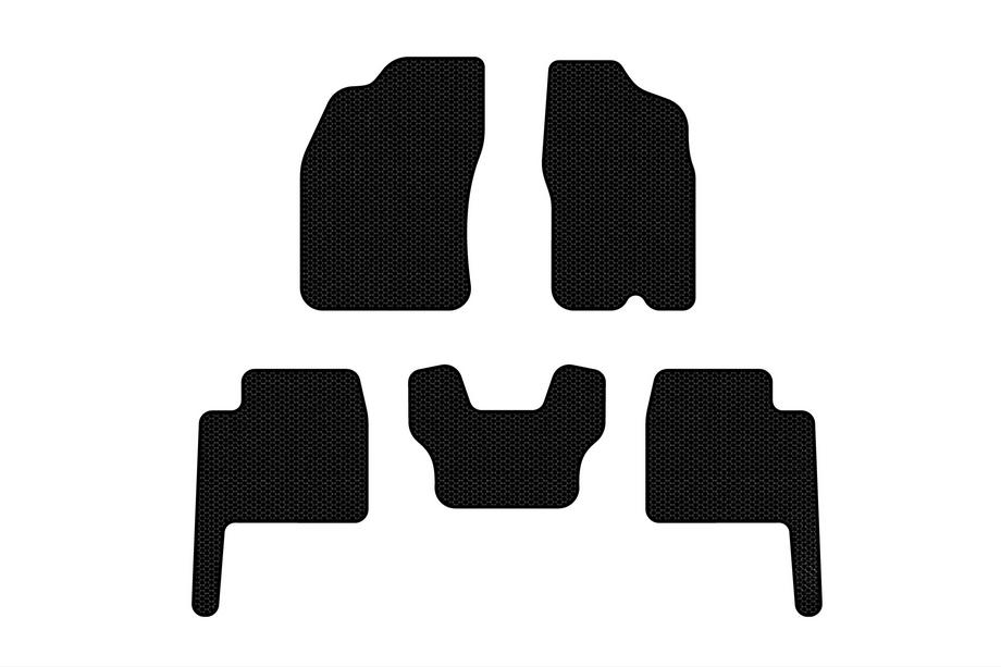 Dodge Durango 2004-2009 гг. Резиновые Коврики Carsuit (Черные) Фото 1