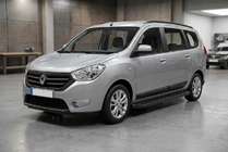 Renault Lodgy 2013-2022 гг. Боковые Подножки Allmond Black (2 шт., Алюминий) фото 1