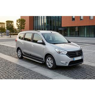 Боковые Подножки Fullmond (2 шт, алюминий) Renault Lodgy 2013-2022 гг. фото 1
