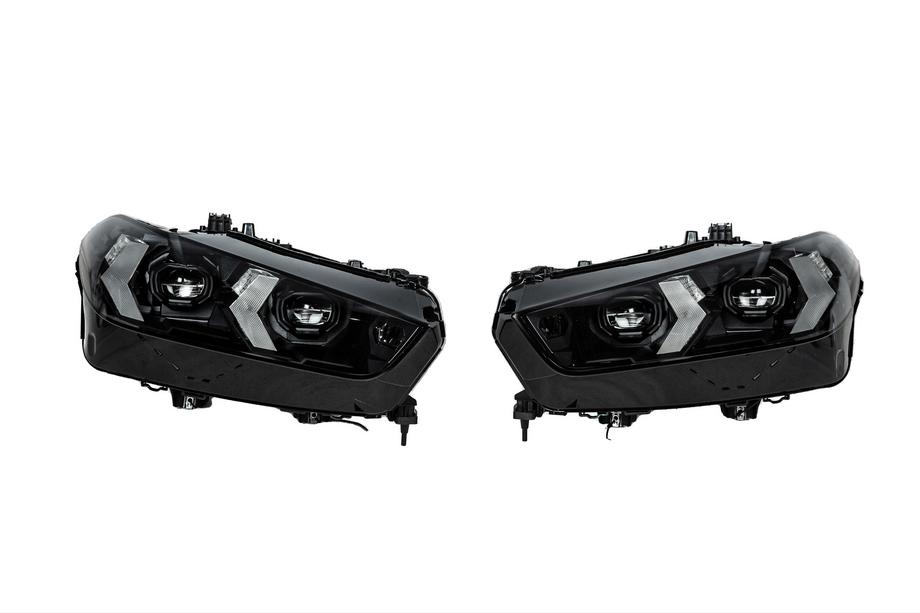 BMW X5 G05 2019–2026 гг. Передние фары рестайлинг Black Shadow Line (требуется замена бампера) Image