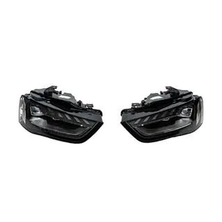 Передние фары Full LED (2012-2015, Xenon на LED, 2 шт) Audi A4 B8 2007-2015 гг. фото 1