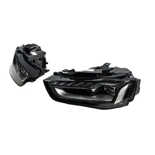 Передние фары Full LED (2012-2015, Xenon на LED, 2 шт) Audi A4 B8 2007-2015 гг. фото 2