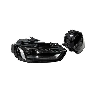 Передние фары Full LED (2012-2015, Xenon на LED, 2 шт) Audi A4 B8 2007-2015 гг. фото 3