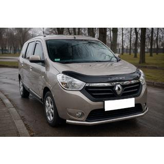 Передняя защита ST008 (нержавейка) Dacia Lodgy 2012-2022 гг. фото 2