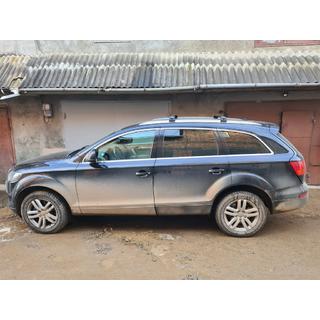 Багажник (поперечины) на интегрированные рейлинги с замком WingCarrier V2 (2 шт) Audi Q7 2005-2015 гг. фото 2