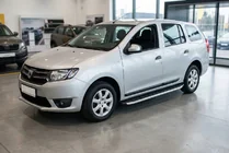 Renault Logan MCV 2013-2022 гг. Боковые Подножки Fullmond (2 шт., Алюминий) фото 1