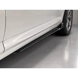 Лезвия под пороги (Черный глянец) BMW X3 G01 2018- гг. фото 1