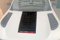 Renault Duster 2024- гг. Накладка на капот SCOOP (Глянец) фото 4