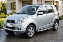 Daihatsu Terios 2006-2017 гг. Боковые Подножки Line (2 шт., Алюминий) фото 1