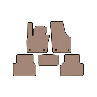 Резиновые Коврики Carsuit (Бежевые) фото 1