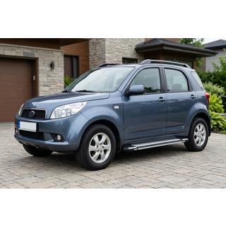 Боковые Подножки Rainbow (2 шт., Алюминий) Daihatsu Terios 2006-2017 гг. фото 1