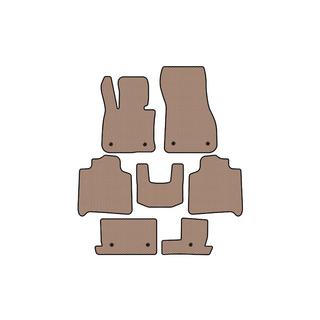 Резиновые Коврики Carsuit (Для F46, 2 Ряда, Бежевые) BMW 2 серия Active Tourer F45/F46 2014-2021 гг. фото 1