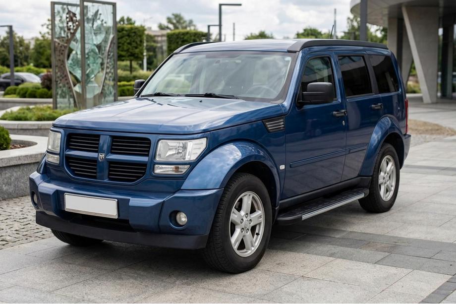 Dodge Nitro 2006-2011 гг. Боковые Подножки Duru (2 шт., Алюминий) Image