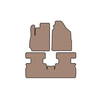 Резиновые коврики Carsuit (2 ряда, бежевые) фото 1