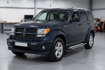 Dodge Nitro 2006-2011 гг. Боковые Подножки Rainbow (2 шт., Алюминий) фото 1
