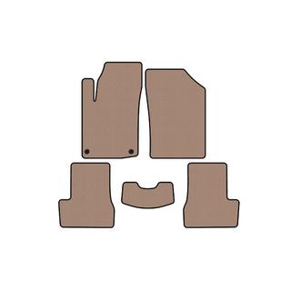 Резиновые Коврики Carsuit (HB, Бежевые) Citroen C-3 2009–2016 гг. фото 1