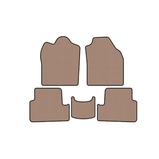 Резиновые коврики Carsuit (2009-2012, бежевые) Ford Connect 2010-2013 гг. фото 1