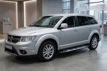 Dodge Journey 2008-2020 гг. Боковые Подножки Sunrise (2 шт., Алюминий) фото 1