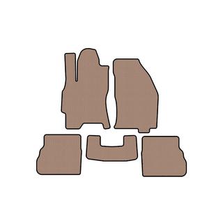 Резиновые коврики Carsuit (SD, бежевые) Ford Mondeo 1996-2001 гг. фото 1