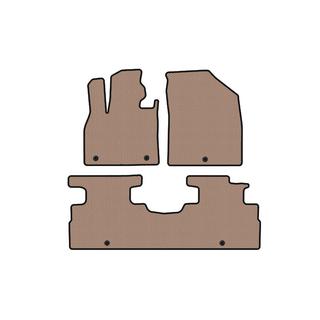 Резиновые коврики Carsuit (2 ряда, 7-местный, бежевые) фото 1