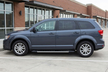 Fiat Freemont 2011-2016 гг. Боковые пороги RedLine V1 (2 шт., алюминий) фото 1