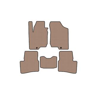 Резиновые коврики Carsuit (HB, 3-дверный, бежевые) фото 1