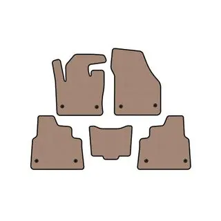 Резиновые коврики Carsuit (2019-, Бежевый) фото 1