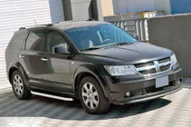Fiat Freemont 2011-2016 гг. Боковые Подножки Fullmond (2 шт., Алюминий) фото 1
