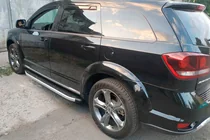 Fiat Freemont 2011-2016 гг. Боковые Подножки Fullmond (2 шт., Алюминий) фото 9