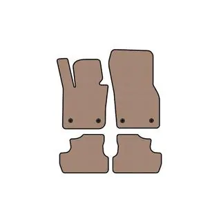 Резиновые коврики Carsuit (для S F56, бежевые) фото 1